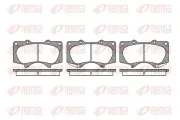Bremsbelagsatz, Scheibenbremse Vorderachse REMSA 0988.00
