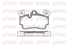 Bremsbelagsatz, Scheibenbremse Hinterachse REMSA 0996.10