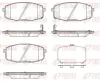 Bremsbelagsatz, Scheibenbremse Vorderachse REMSA 1038.12