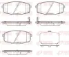 Bremsbelagsatz, Scheibenbremse Vorderachse REMSA 1038.12