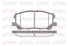Bremsbelagsatz, Scheibenbremse Vorderachse REMSA 1039.00
