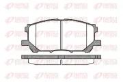 Bremsbelagsatz, Scheibenbremse Vorderachse REMSA 1039.00
