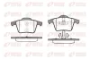 Bremsbelagsatz, Scheibenbremse Hinterachse REMSA 1044.00