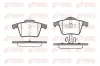 Bremsbelagsatz, Scheibenbremse Hinterachse REMSA 1044.00