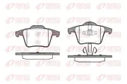 Bremsbelagsatz, Scheibenbremse Hinterachse REMSA 1044.00