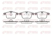 Bremsbelagsatz, Scheibenbremse Vorderachse REMSA 1053.00