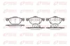 Bremsbelagsatz, Scheibenbremse Vorderachse REMSA 1068.02