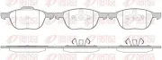 Bremsbelagsatz, Scheibenbremse Vorderachse REMSA 1082.00