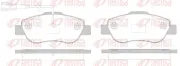 Bremsbelagsatz, Scheibenbremse Vorderachse REMSA 1100.02