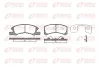 Bremsbelagsatz, Scheibenbremse Vorderachse REMSA 1111.02