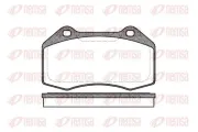 Bremsbelagsatz, Scheibenbremse Vorderachse REMSA 1113.00