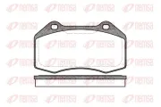 Bremsbelagsatz, Scheibenbremse Vorderachse REMSA 1113.00