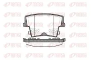 Bremsbelagsatz, Scheibenbremse Hinterachse REMSA 1127.08