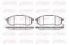 Bremsbelagsatz, Scheibenbremse Vorderachse REMSA 1129.01