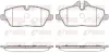 Bremsbelagsatz, Scheibenbremse Vorderachse REMSA 1131.30