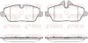 Bremsbelagsatz, Scheibenbremse Vorderachse REMSA 1131.30