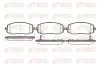 Bremsbelagsatz, Scheibenbremse Vorderachse REMSA 1133.02