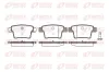 Bremsbelagsatz, Scheibenbremse Hinterachse REMSA 1149.10