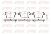 Bremsbelagsatz, Scheibenbremse Hinterachse REMSA 1149.10