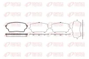Bremsbelagsatz, Scheibenbremse Vorderachse REMSA 1166.01