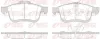 Bremsbelagsatz, Scheibenbremse Vorderachse REMSA 1183.42