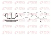 Bremsbelagsatz, Scheibenbremse Vorderachse REMSA 1189.01