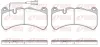 Bremsbelagsatz, Scheibenbremse Vorderachse REMSA 1192.11