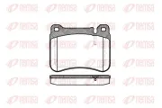Bremsbelagsatz, Scheibenbremse Vorderachse REMSA 1193.00