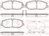 Bremsbelagsatz, Scheibenbremse Vorderachse REMSA 1226.32