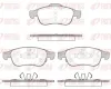 Bremsbelagsatz, Scheibenbremse Vorderachse REMSA 1248.12