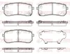 Bremsbelagsatz, Scheibenbremse Hinterachse REMSA 1288.12