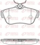 Bremsbelagsatz, Scheibenbremse Hinterachse REMSA 1299.00