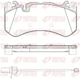 Bremsbelagsatz, Scheibenbremse Vorderachse REMSA 1300.30