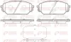Bremsbelagsatz, Scheibenbremse Vorderachse REMSA 1322.12