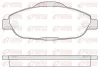 Bremsbelagsatz, Scheibenbremse Vorderachse REMSA 1323.00