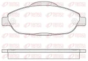 Bremsbelagsatz, Scheibenbremse Vorderachse REMSA 1323.00