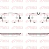 Bremsbelagsatz, Scheibenbremse Hinterachse REMSA 1343.14