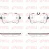 Bremsbelagsatz, Scheibenbremse Hinterachse REMSA 1343.14