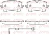 Bremsbelagsatz, Scheibenbremse Hinterachse REMSA 1343.20