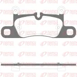 Bremsbelagsatz, Scheibenbremse 1. Hinterachse REMSA 1379.15