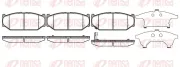 Bremsbelagsatz, Scheibenbremse Vorderachse REMSA 1381.11