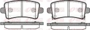 Bremsbelagsatz, Scheibenbremse Hinterachse REMSA 1388.04