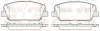 Bremsbelagsatz, Scheibenbremse Vorderachse REMSA 1398.12