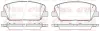 Bremsbelagsatz, Scheibenbremse Vorderachse REMSA 1398.12
