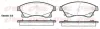 Bremsbelagsatz, Scheibenbremse Vorderachse REMSA 1431.12