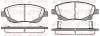 Bremsbelagsatz, Scheibenbremse Vorderachse REMSA 1448.02
