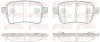 Bremsbelagsatz, Scheibenbremse Hinterachse REMSA 1450.12