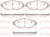 Bremsbelagsatz, Scheibenbremse Vorderachse REMSA 1470.00