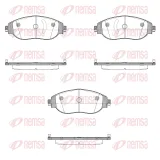 Bremsbelagsatz, Scheibenbremse Vorderachse REMSA 1470.10