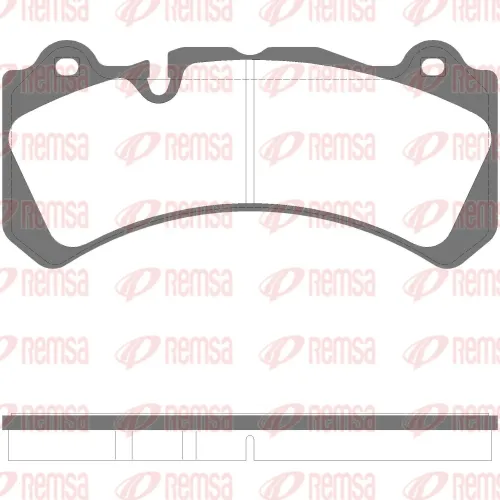 Bremsbelagsatz, Scheibenbremse Vorderachse REMSA 1502.00 Bild Bremsbelagsatz, Scheibenbremse Vorderachse REMSA 1502.00